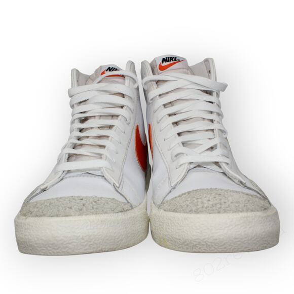 Men10.5 NIKE Blazer Mid '77 Vintage 'White Mantra Orange' EUR44.5 BQ6806-110 - Picture 8 of 15